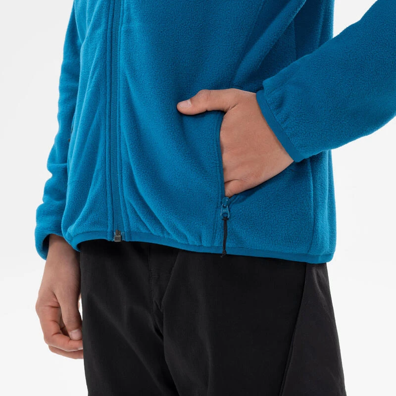 Quechua Veste Polaire De Randonnée - MH150 Bleue - Enfant 7-15 Ans 7 Quechua Veste Polaire De Randonnée - MH150 Bleue - Enfant 7-15 Ans – Image 5