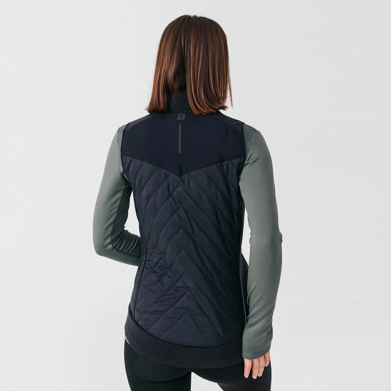 Veste Sans Manche Running Chaude Femme - Warm Noir 4 Veste Sans Manche Running Chaude Femme - Warm Noir – Image 2