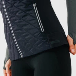 Veste Sans Manche Running Chaude Femme - Warm Noir 14 Veste Sans Manche Running Chaude Femme - Warm Noir -Plein Air Équipement Magasin veste sans manche running chaude femme warm noir 5