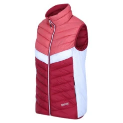 Regatta Veste Sans Manches HARROCK Femme (Rouge Foncé / Corail Clair) -Plein Air Équipement Magasin veste sans manches harrock femme rouge fonce corail clair 2