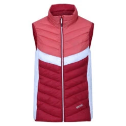 Regatta Veste Sans Manches HARROCK Femme (Rouge Foncé / Corail Clair)