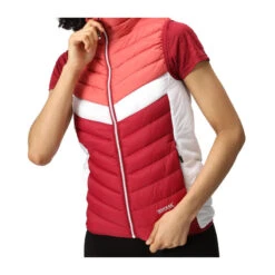 Regatta Veste Sans Manches HARROCK Femme (Rouge Foncé / Corail Clair) -Plein Air Équipement Magasin veste sans manches harrock femme rouge fonce corail clair 3