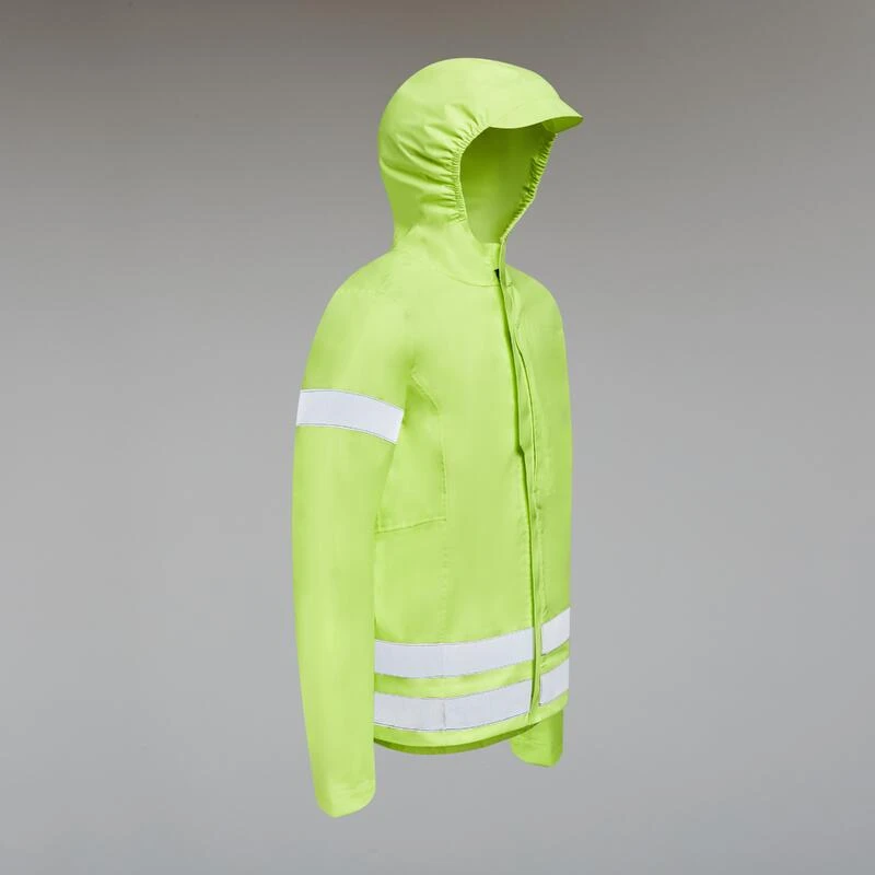 BTWIN VESTE VÉLO 500 ENFANT PLUIE JAUNE HAUTE VISIBILITÉ 6 BTWIN VESTE VÉLO 500 ENFANT PLUIE JAUNE HAUTE VISIBILITÉ – Image 4