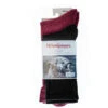 Woolpower 2-Pack: Chaussette De Doublure / Chaussette 400 - Noir / Rouge Rouille -Plein Air Équipement Magasin woolpower 2 pack chaussette de doublure chaussette 400 noir rouge rouille