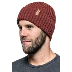 Woolpower Beanie Rib - Rouge Rouillé -Plein Air Équipement Magasin woolpower beanie rib rouge rouille 2