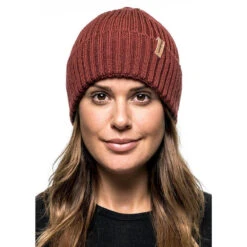 Woolpower Beanie Rib - Rouge Rouillé -Plein Air Équipement Magasin woolpower beanie rib rouge rouille 3