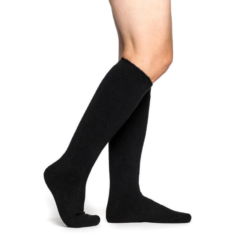 Woolpower Chaussettes Merino Knee-High 600 - Noir 4 Woolpower Chaussettes Merino Knee-High 600 - Noir – Image 2